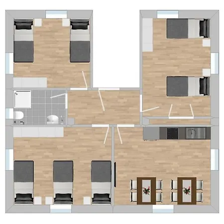 Sad232 - Moderne Monteurwohnung Uebergangswohnung Apartament Schwandorf